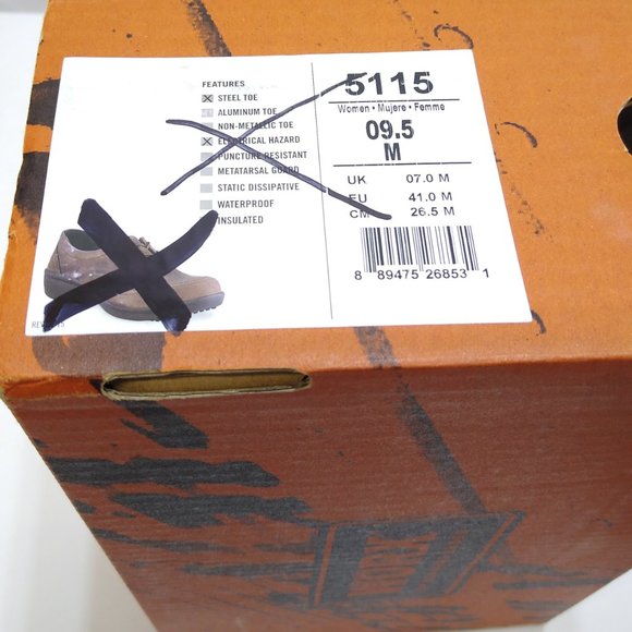 Red Wing Worx 5115 US 9.5M Women Work Steel Toe Slip Resistant Electrical Hazard - Picture 8 of 9